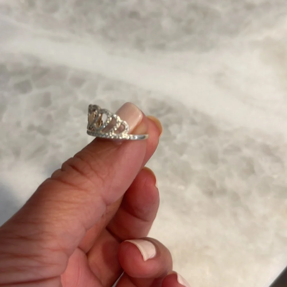 Pandora CZ Heart Ring Size 6 1/2 - Picture 3 of 4